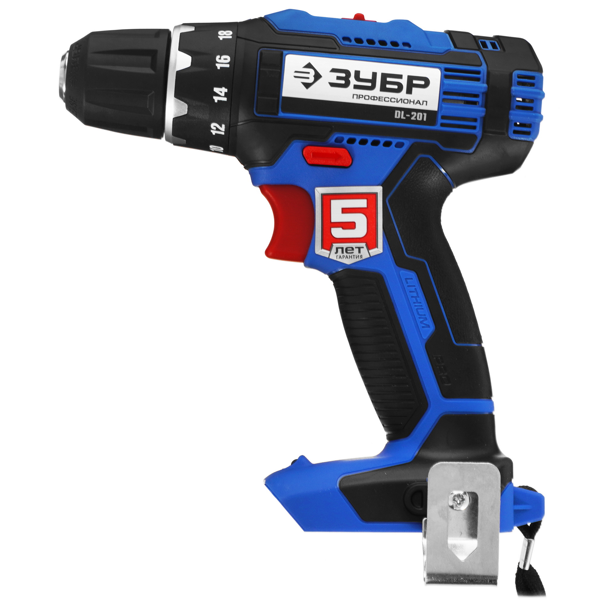Дрель-шуруповерт Зубр DL-201 20V MAX PRO  , Без ЗУ, Без АКБ 9939276 STDN-0013235