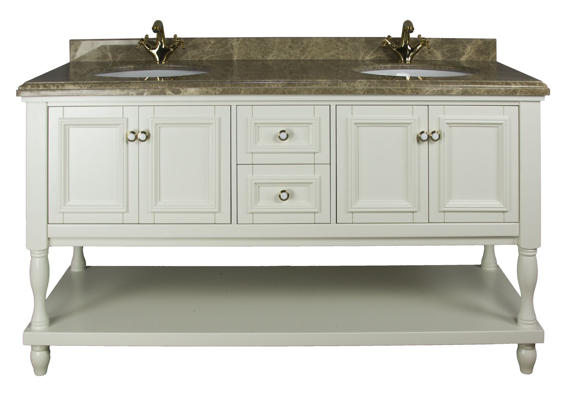 Тумба EDEN 160 арт. TS-8001-C Ивори с золотом Tessoro TS8001CIG - Вид №2