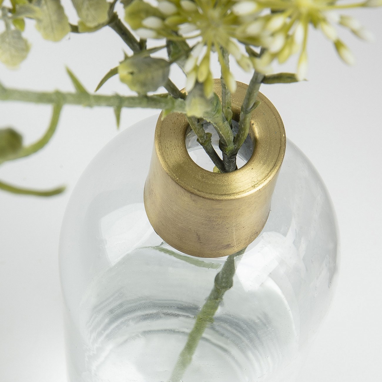 Ваза стеклянная с узким горлом прозрачная 37,5 см Interval от La Forma LA FORMA INTERVAL 343202 Прозрачный  - Вид №1