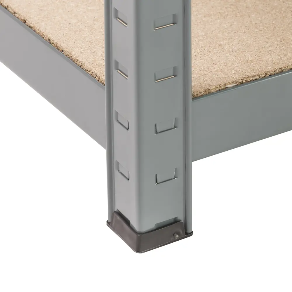 Стеллаж металлический Spaceo 120x196x50 см, 5 полок, цвет серый 81931050 STLM-2148941  - Вид №8