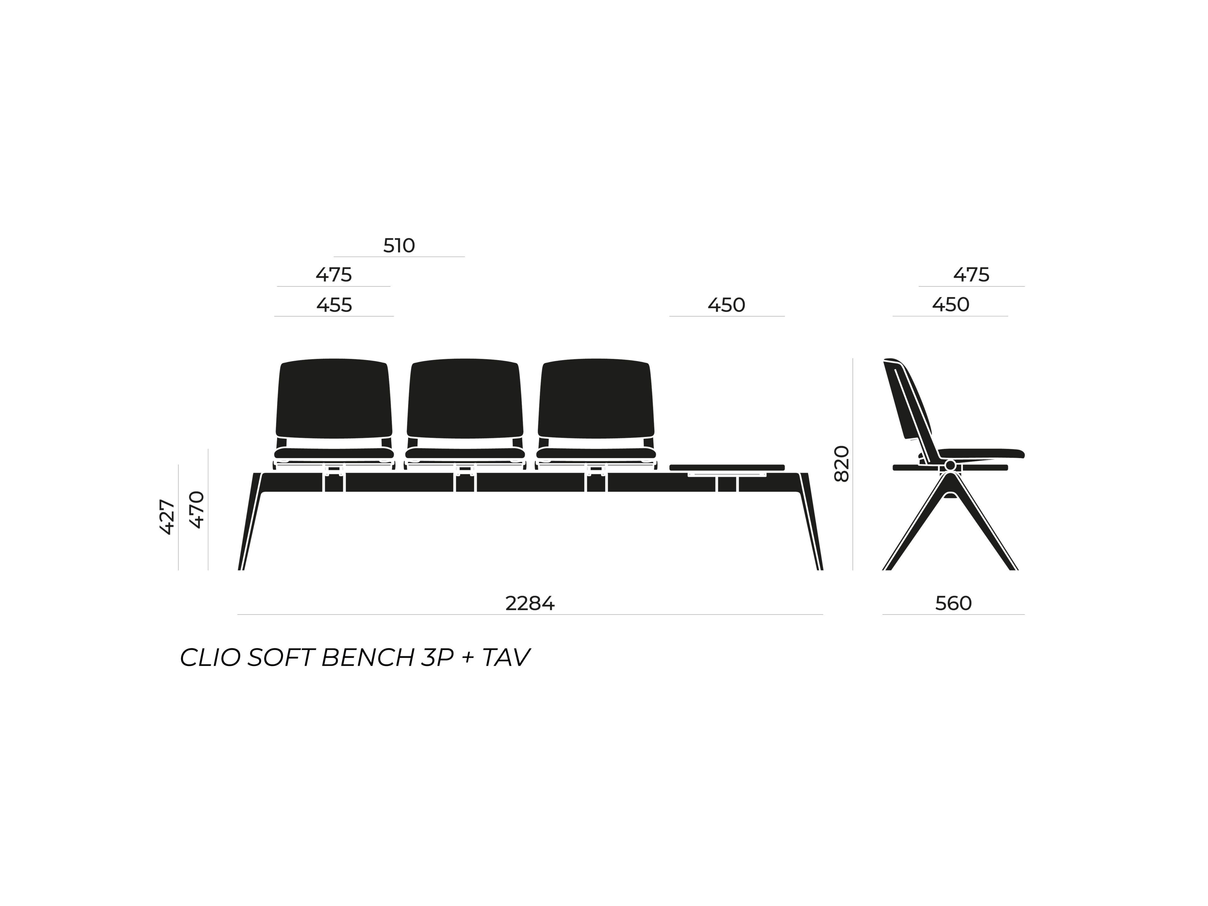Сидя на полу бар Nahu Clio Soft Bench ARCH-00096784 - Вид №5