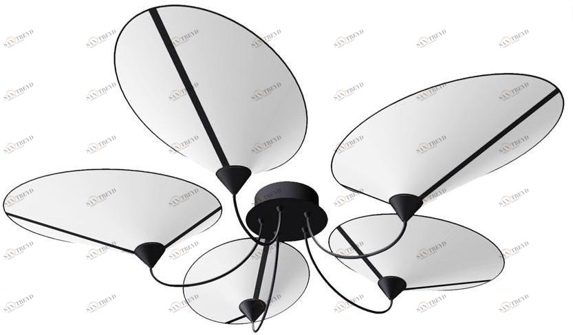 designheure Светодиодный потолочный светильник из ткани Shield sun-id-1437277