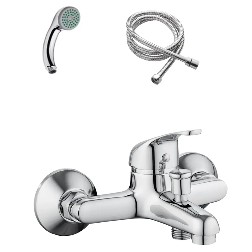 Смеситель для ванны Esko Flavi FL54 однорычажный с лейкой и шлангом цвет хром STLM-2151273 - Вид №1