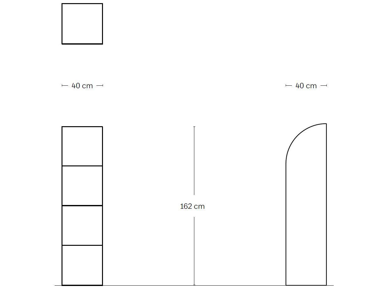Вертикальный алюминиевый контейнер Ripa Коимбра ARCH-00019242 - Вид №7