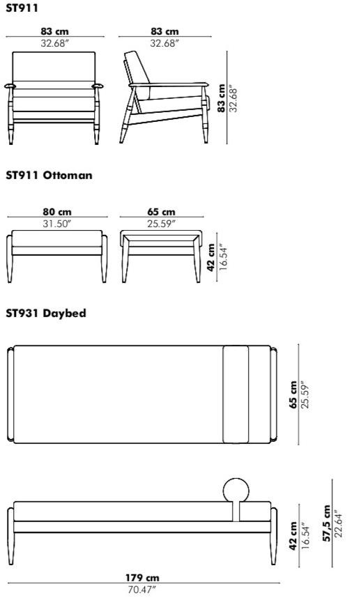 BuzziSpace Садовый шезлонг из массива дерева Buzzinordic sun-id-1361085 - Вид №3
