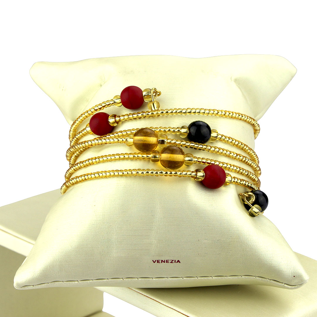 4769 ORIGINALMURANOGLASS Браслет Беззаботность - Коллекция Antica Murrina - муранское стекло Original Murano Glass OMG 7 см  - Вид №1