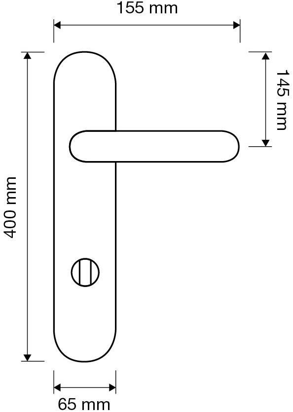 LINEA CALI' Ручка из латуни на розетке с замком Aida sun-id-1366206 - Вид №6