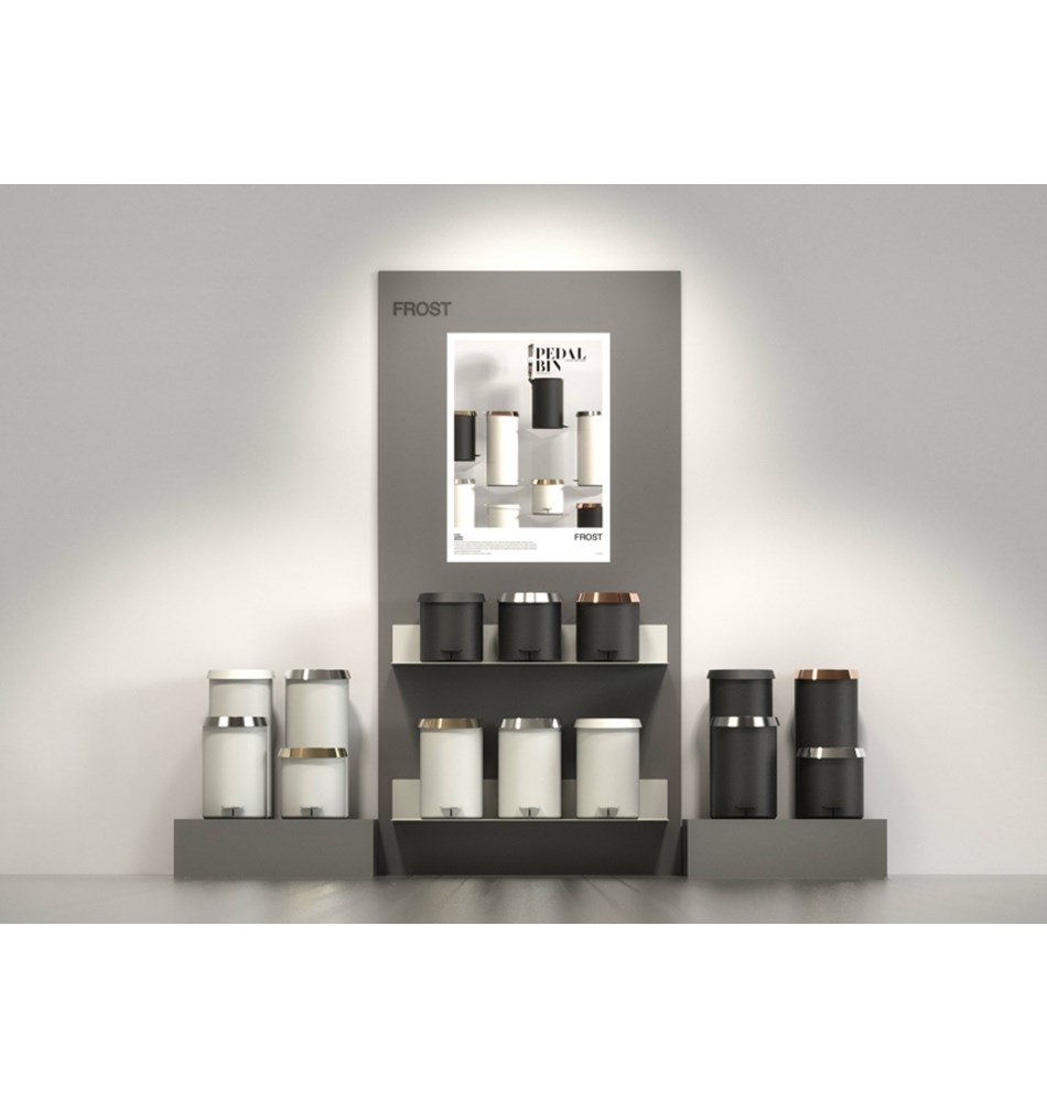 FROST Полка 4022 15x15x100cm » белая Алюминий Белый U4022-W  - Вид №10