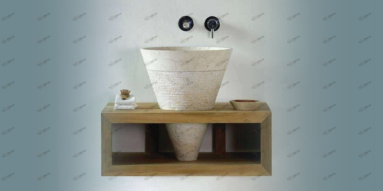 ZEN034 Накладная раковина под столешницу  овальная BATi BALi 