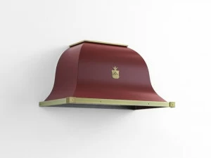 Officine Gullo Настенная вытяжка из окрашенного металла со встроенной подсветкой