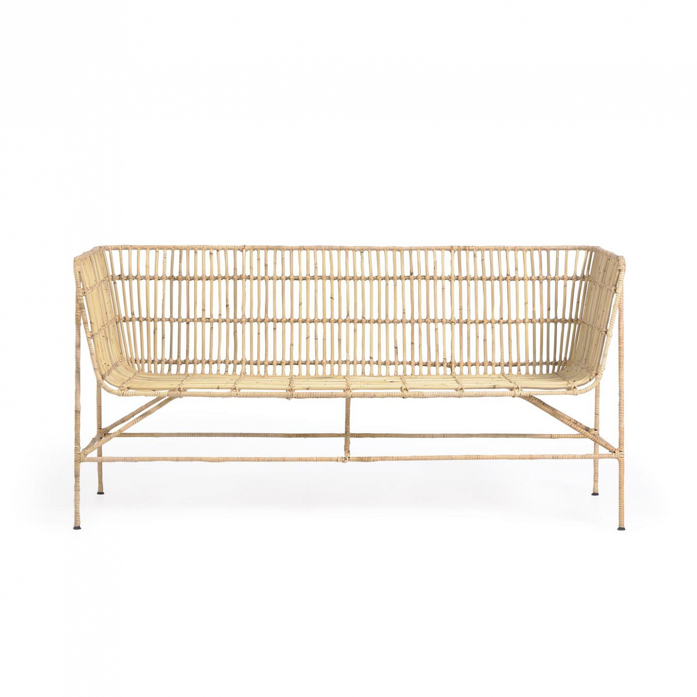 101202 Диван 2-х местный из ротанга 140 cm La Forma Aiala  - Вид №1