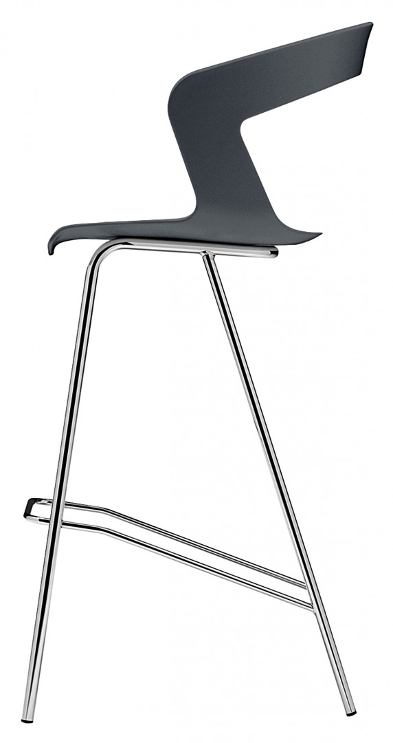 Ibis 302 Барный стул со стальным каркасом на 4 ножках и корпусом из технополимера. Et al. Ibis