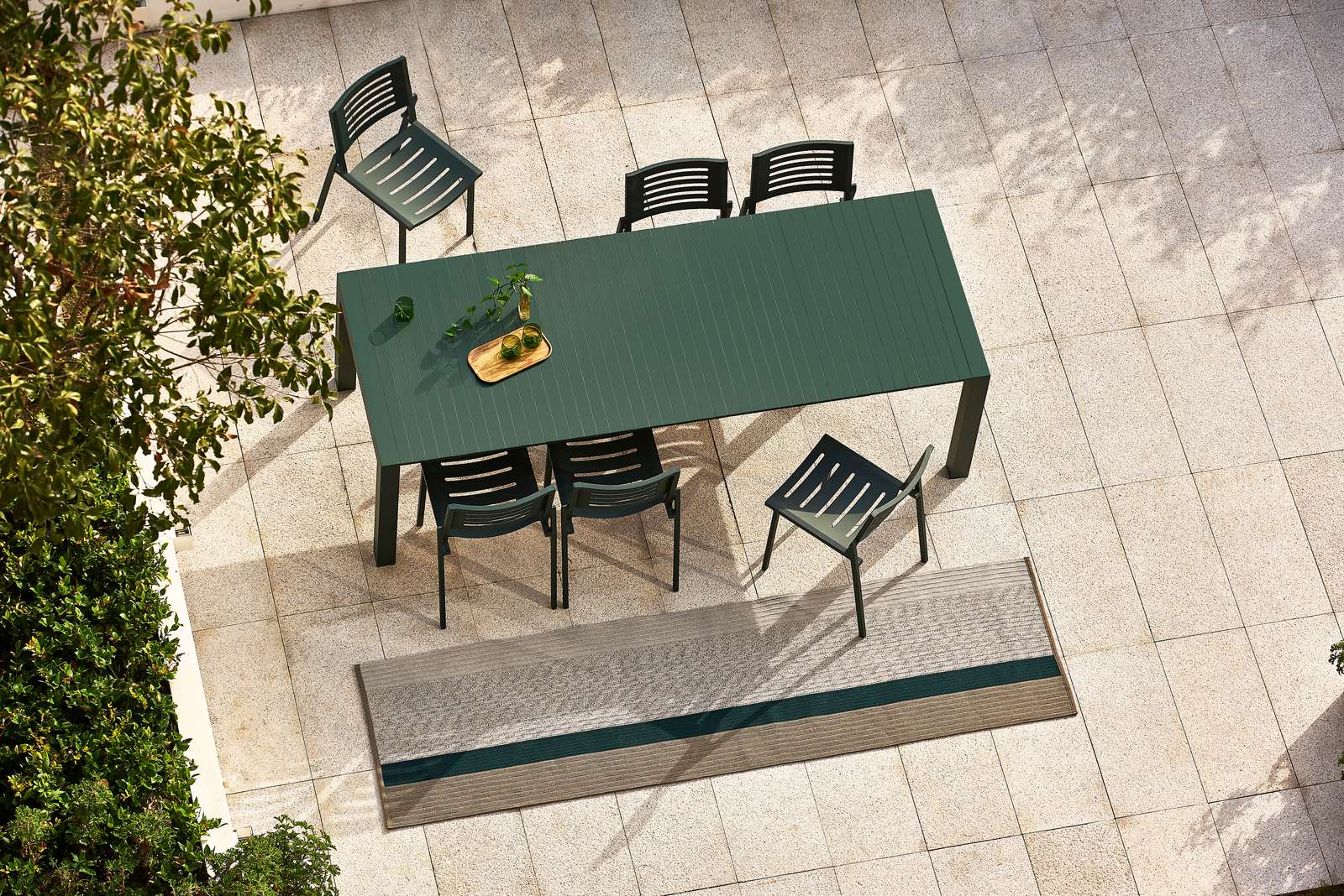 Алюминиевый выдвижной садовый стол Mindo Mindo 111 ARCH-00003824 - Вид №3