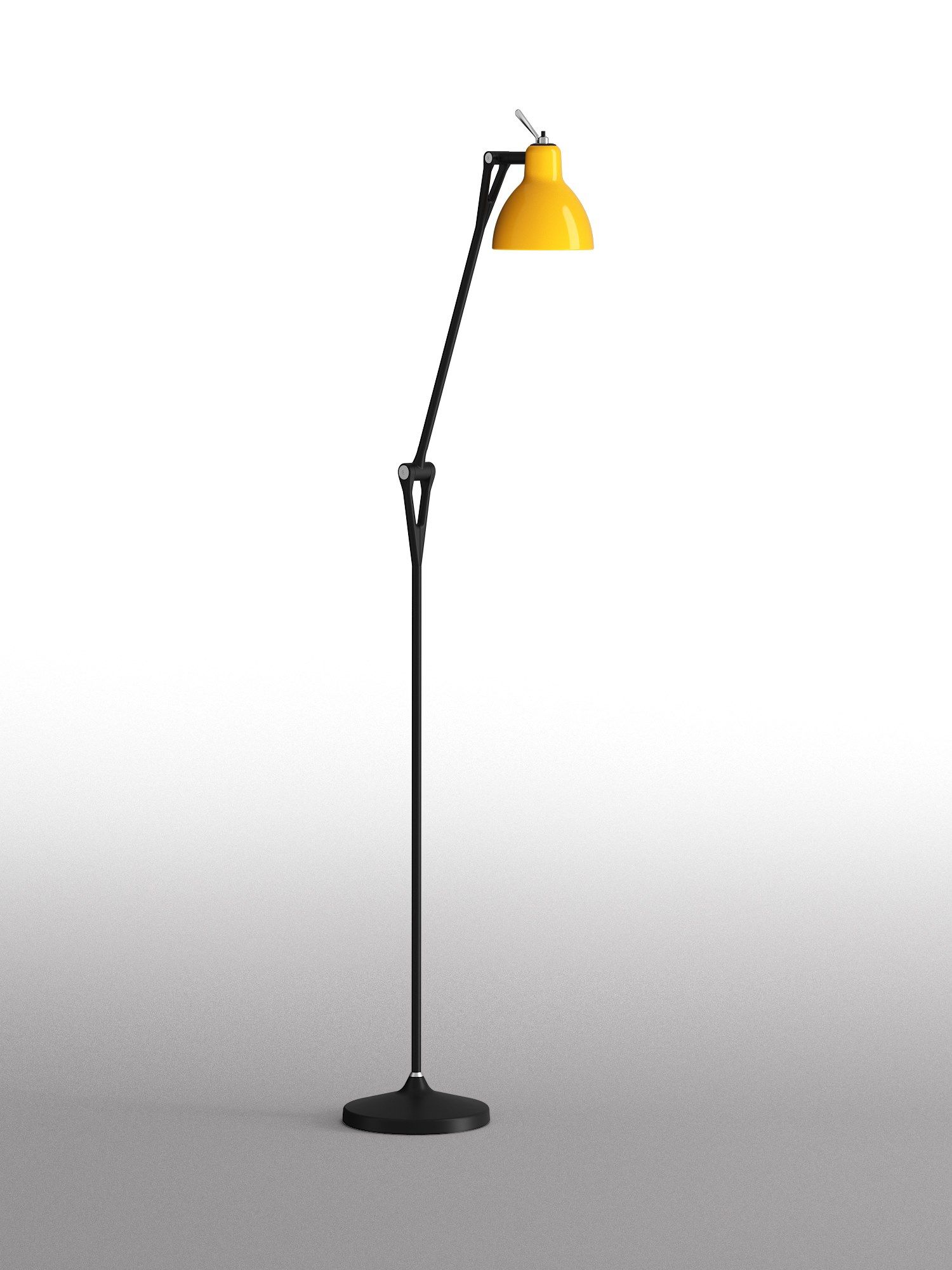 Торшер из стали и стекла с гибкой рукояткой Rotaliana Luxy ARCH-00083387 - Вид №16