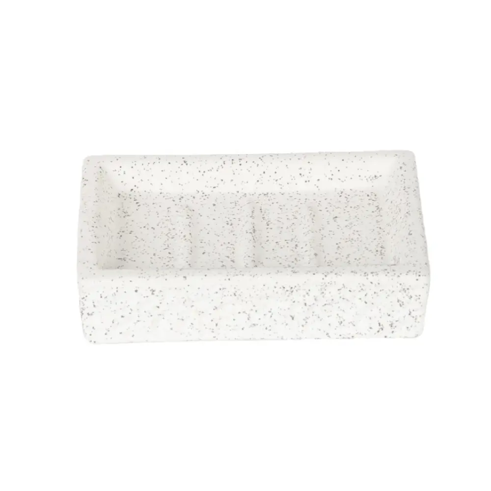 Мыльница Lemer Cabras керамика цвет белый STLM-2033328