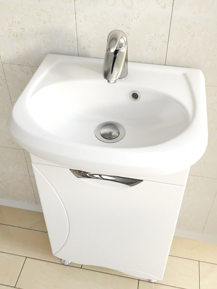 Тумба с раковиной Callao 400 (Азов)400⨉200⨉830 мм белый Santreyd sun-id-664588 - Вид №2