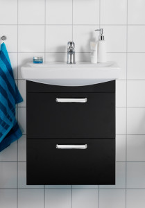 1751435 Life 600 M Шкаф И Коробка Умывальника Передняя Черная ... Hafa  Черный