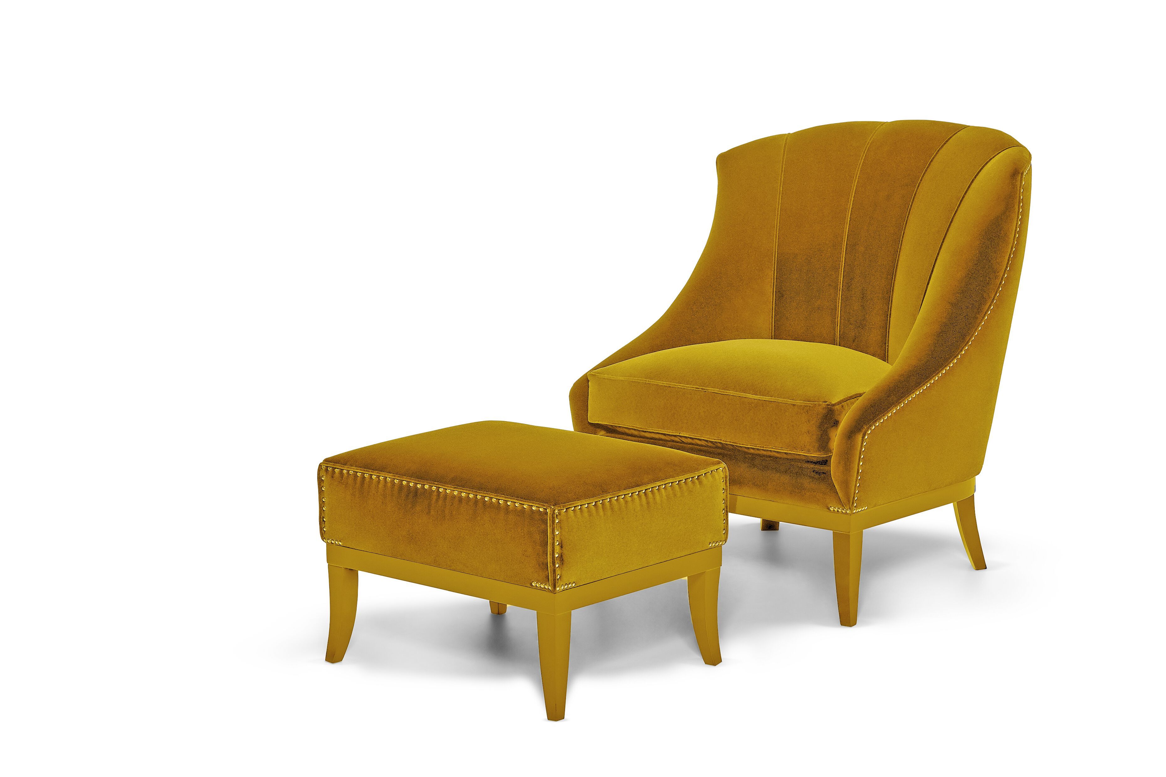 Бархатное кресло Munna Heritage ARCH-00114629 - Вид №7