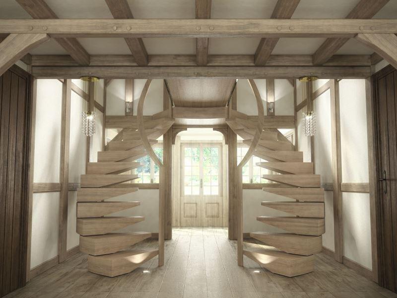 Siller Treppen Консольная лестница из массива дерева sun-id-1380794 - Вид №1