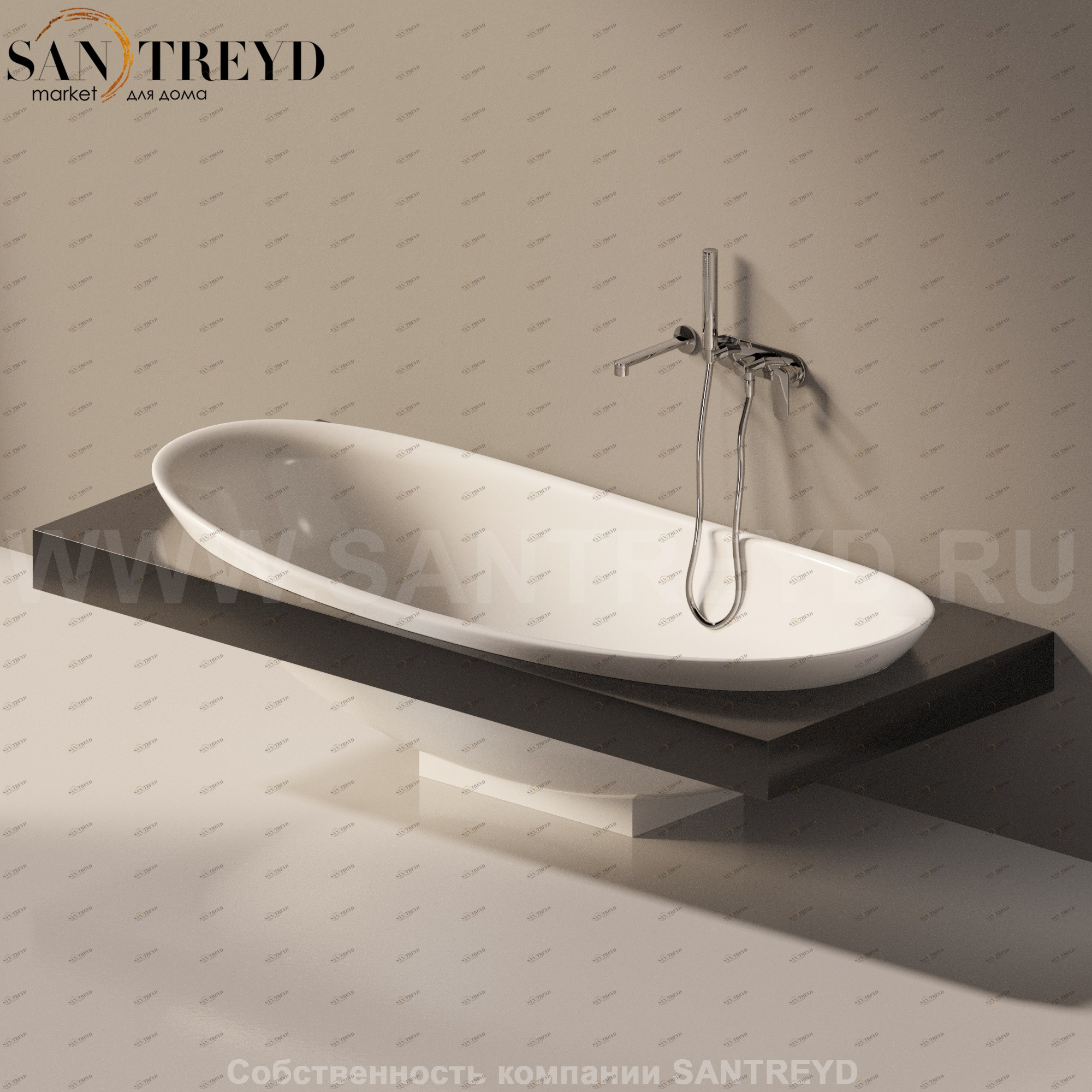 Flaminia IO e SI Ванна встроенная 193 см белая IOeSI84.9016 Ceramica Flaminia