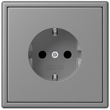 JUNG Пластиковая электрическая розетка Ls 990 les couleurs® le corbusier sun-id-1370154 - Вид №19