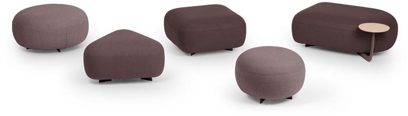 True Design Квадратный пуф с полкой для журналов Code Cd 60sq / cd 75sq - Вид №4