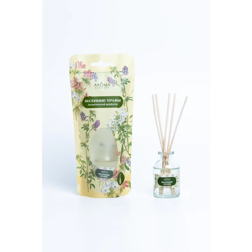 AROMA HARMONY Диффузор с ароматом весенних трав 30 мл 89402392 STLM-1572301 - Вид №1