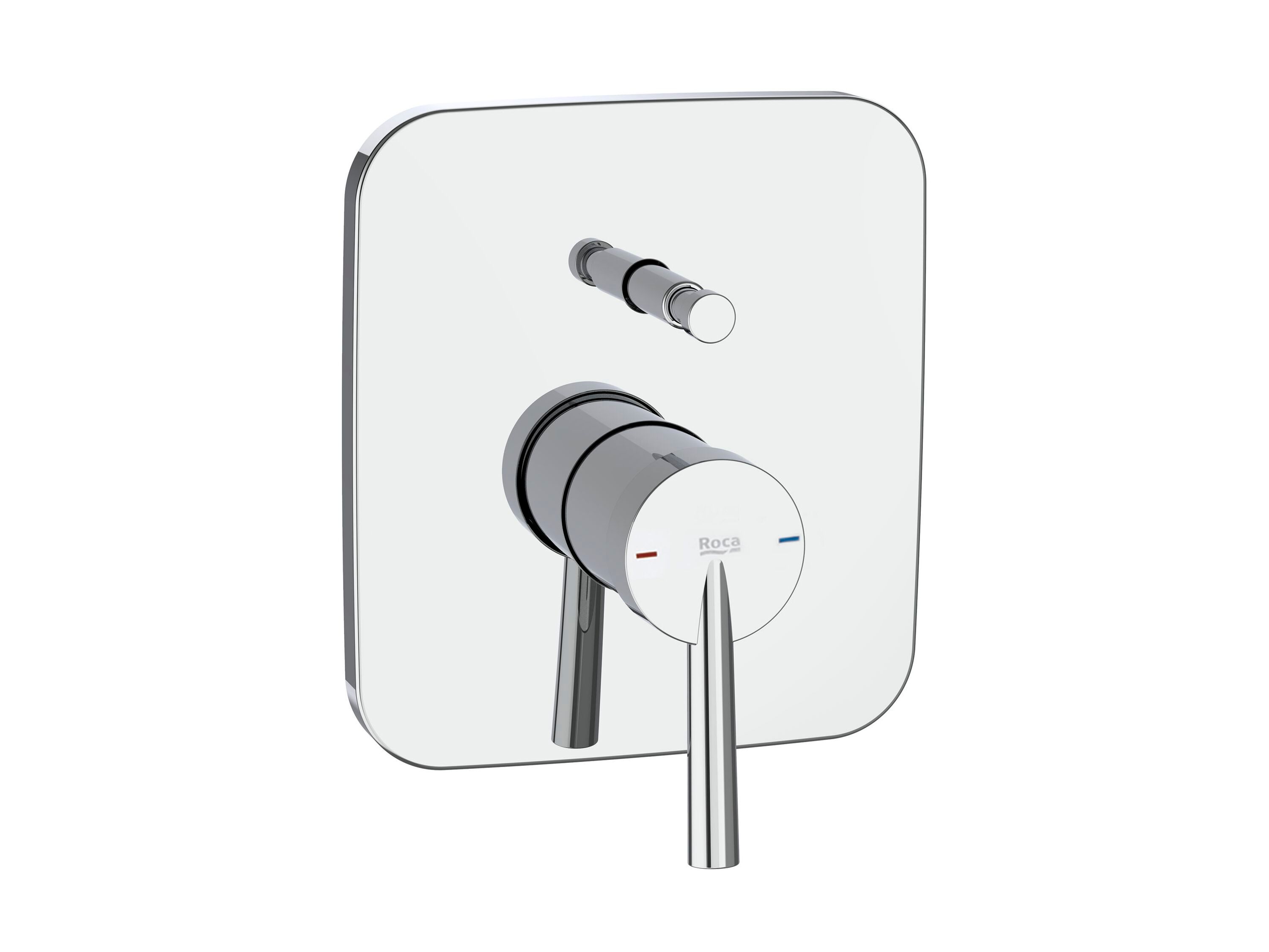 Латунный встраиваемый смеситель для душа с переключателем Roca Pals ARCH-00034535 - Вид №1