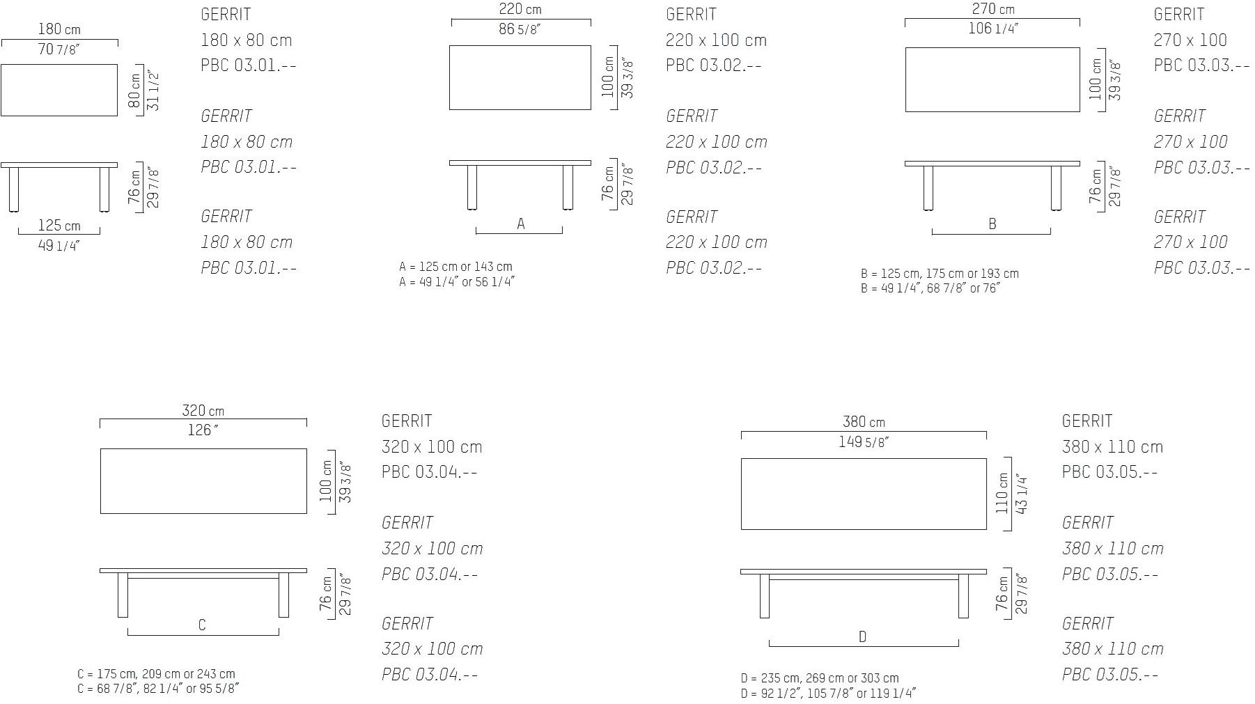 Piet Boon Письменный стол / стол из дерева  Pbc03.01/02/03/04/05  - Вид №4