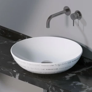 L241420P Накладная раковина на столешницу  круглая A. e T. Italia THIN