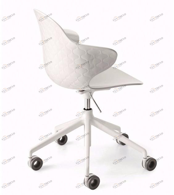 Calligaris 5-спицевый стул из поликарбоната на колесиках sun-id-1470400