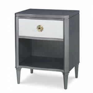 Тумбочка 17584-830-002 Halley Nightstand - Grey / Linen Ambella