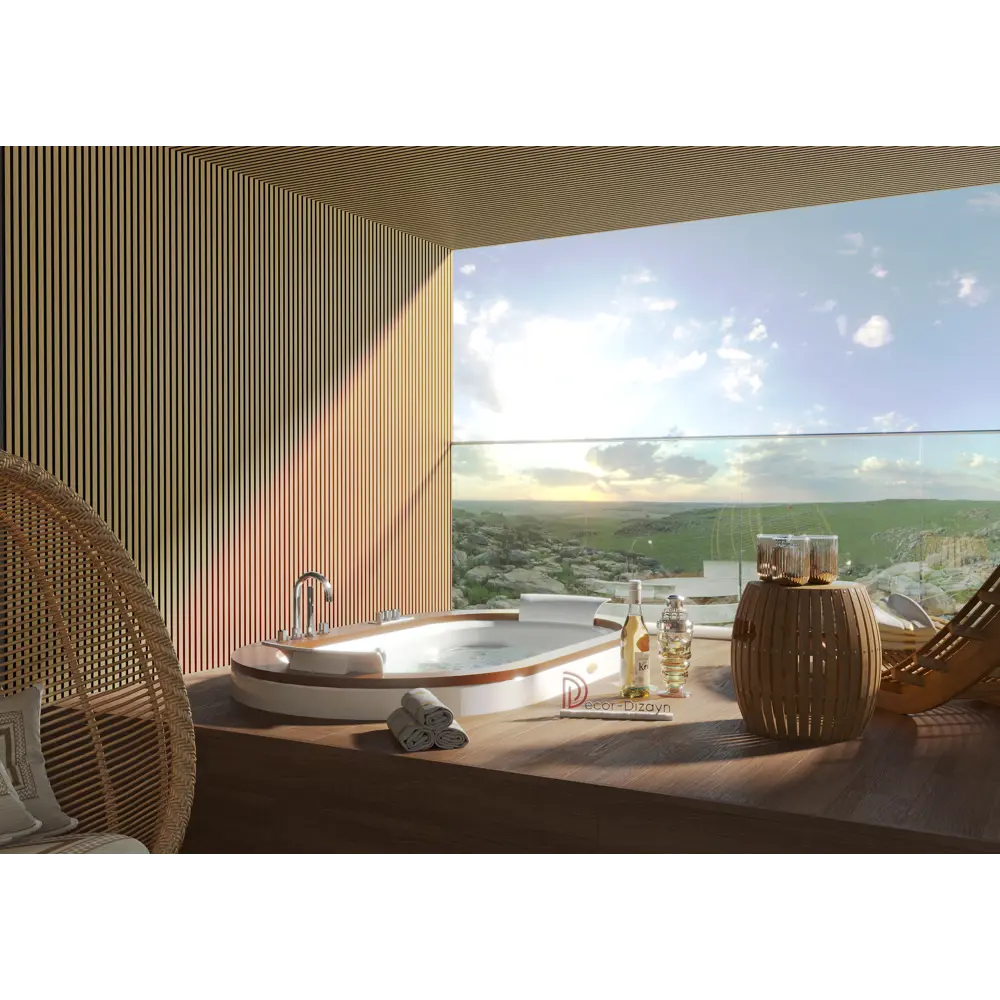 Панель стеновая Decor-Dizayn 904-63SH 10x150x3000 мм светло-бежевый 89338454 STLM-2204809  - Вид №5