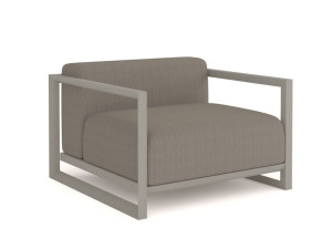 Алюминиевое садовое кресло с подлокотниками