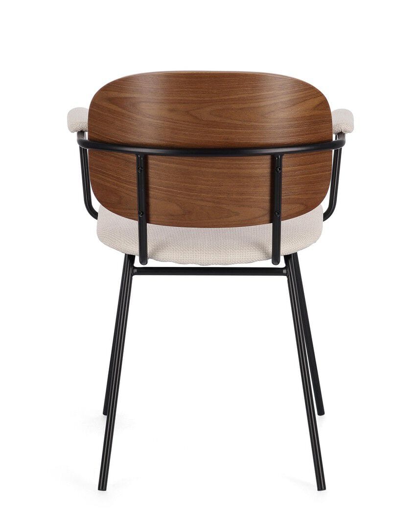 Деревянный стул с подлокотниками с мягким сиденьем BIZZOTTO SIENNA ARCH-00034334 - Вид №7