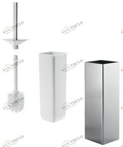 INDA® Ершик для унитаза металлический  Av114a 