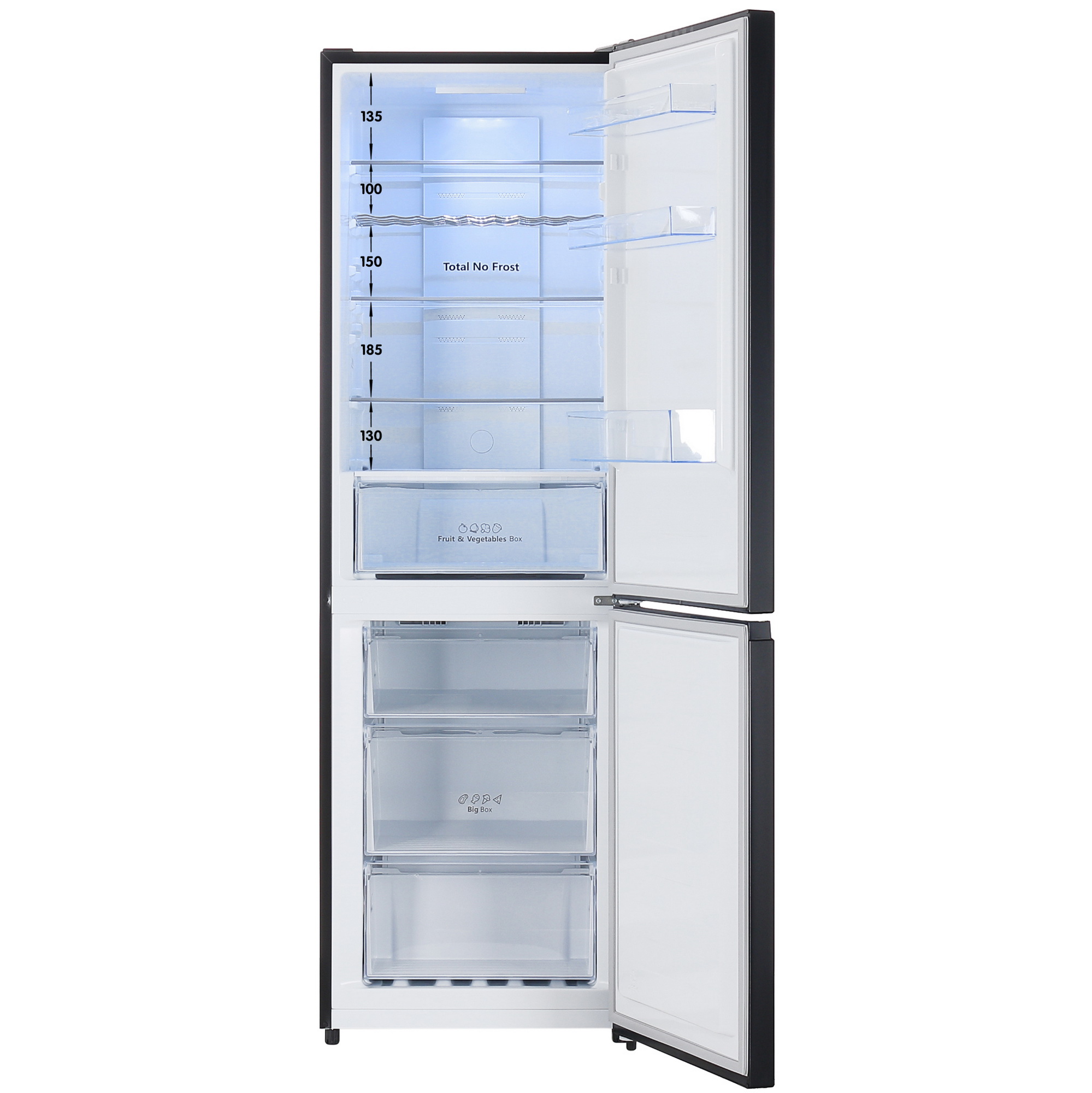 9063230 Холодильник с морозильником   Hisense RB395N4BFE черный STDN-0069864 - Вид №1