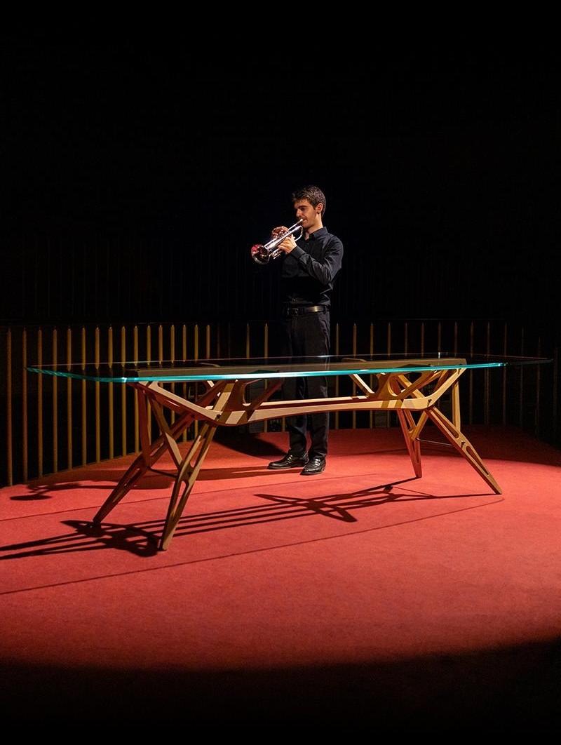 Zanotta Хрустальный стол Carlo mollino cm 2020 sun-id-1390050 - Вид №8