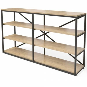 Стеллаж открытый светло-коричневый Neo Loft MILLWOOD СТЕЛЛАЖИ NEO LOFT 134458 Бежевый;черный