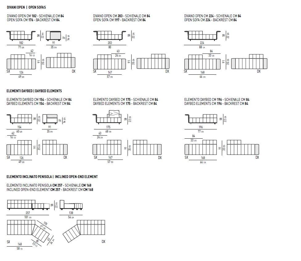 Ткань диван Minotti Freeman ARCH-00046573 - Вид №6