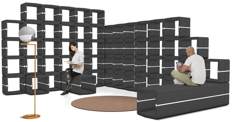 Movisi Модульный книжный шкаф открытого типа sun-id-1445995 - Вид №4