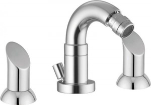 8540-010 Mariner Ibis, смеситель для биде на 3 отверстия с донным клапаном, цвет хром