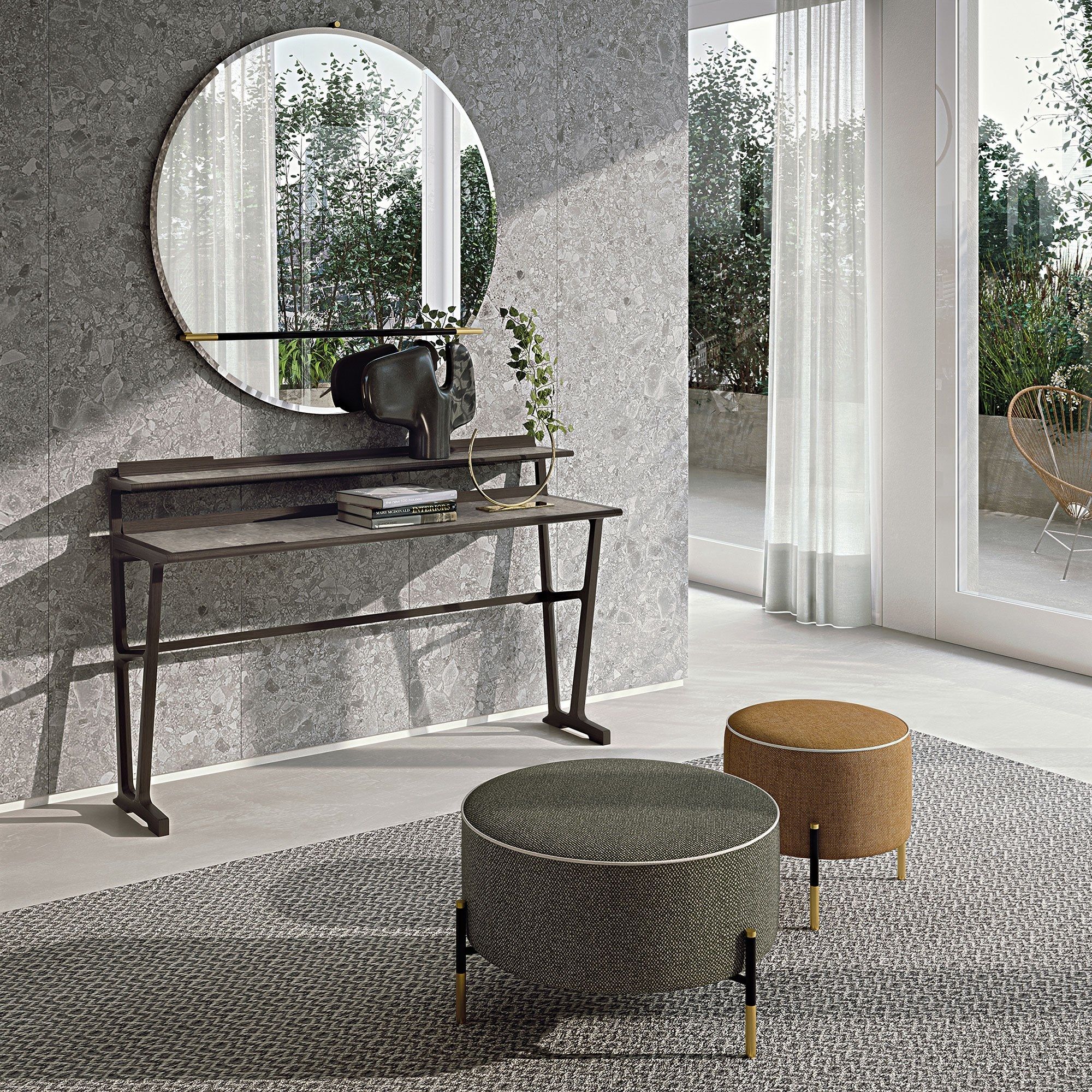 Настенное круглое зеркало Frigerio Кевин ARCH-00002708 - Вид №1