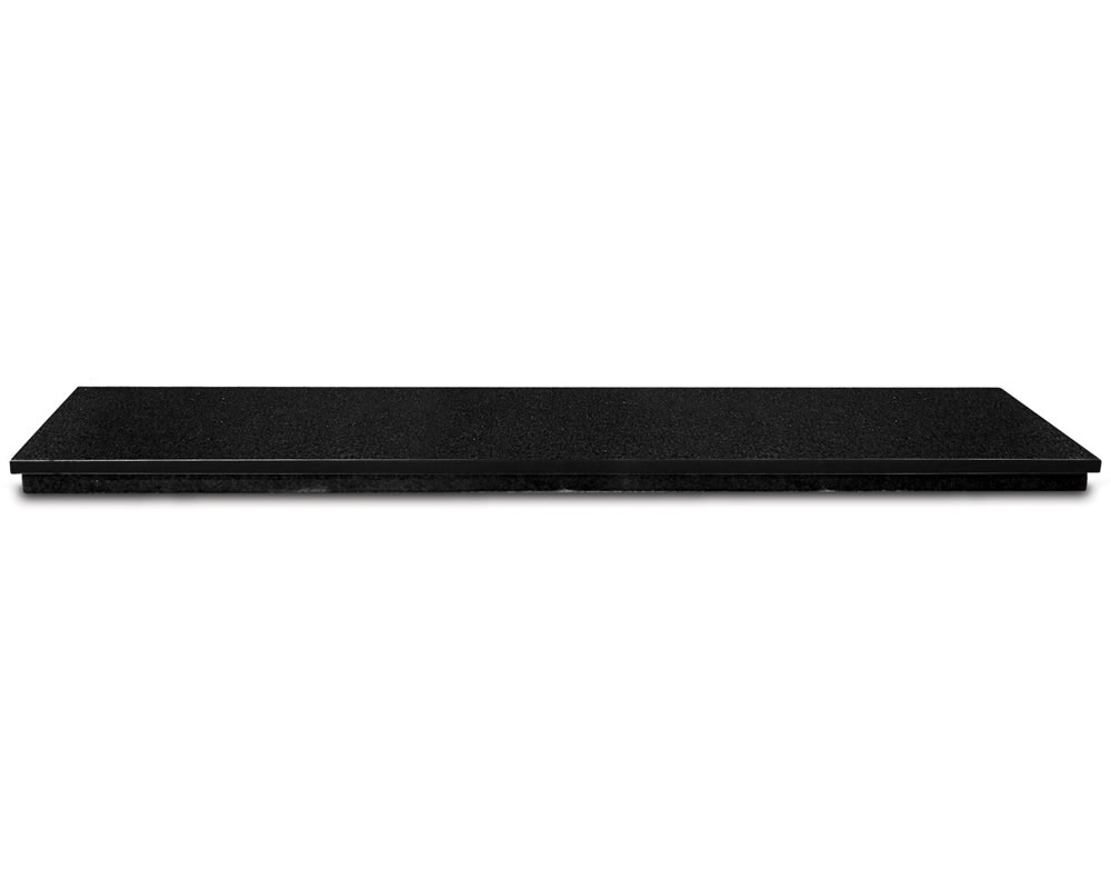 HEF282 Абсолютно черный гранитный очаг 1 кусок 107x38см Сarronheating 