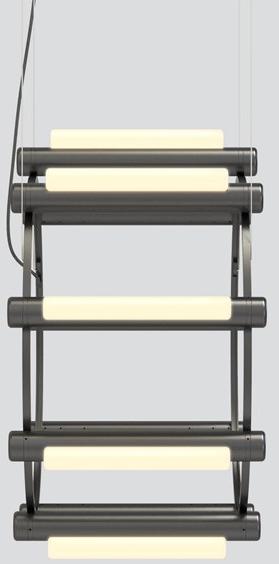 ANDlight Подвесной светильник из алюминия и акрила Pipeline Pip-cha-2 - Вид №2