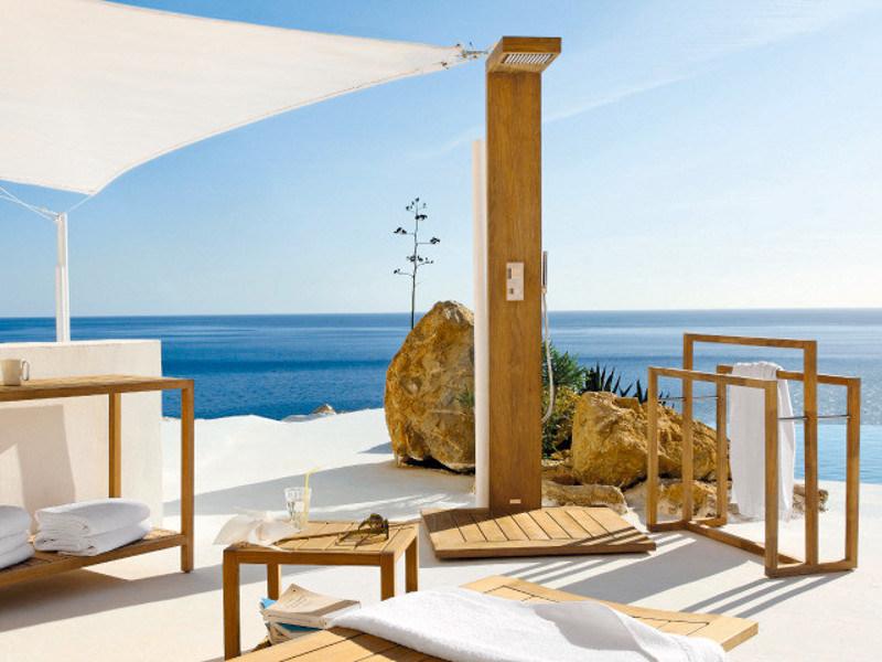 MANUTTI Квадратный садовый столик из тика Siena sun-id-1477948 - Вид №2