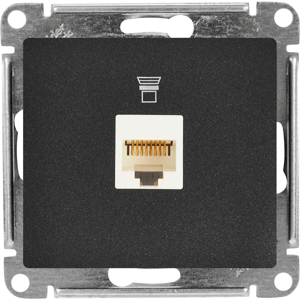 Schneider Electric Glossa — встраиваемая компьютерная розетка RJ45 86710192 STLM-0070807