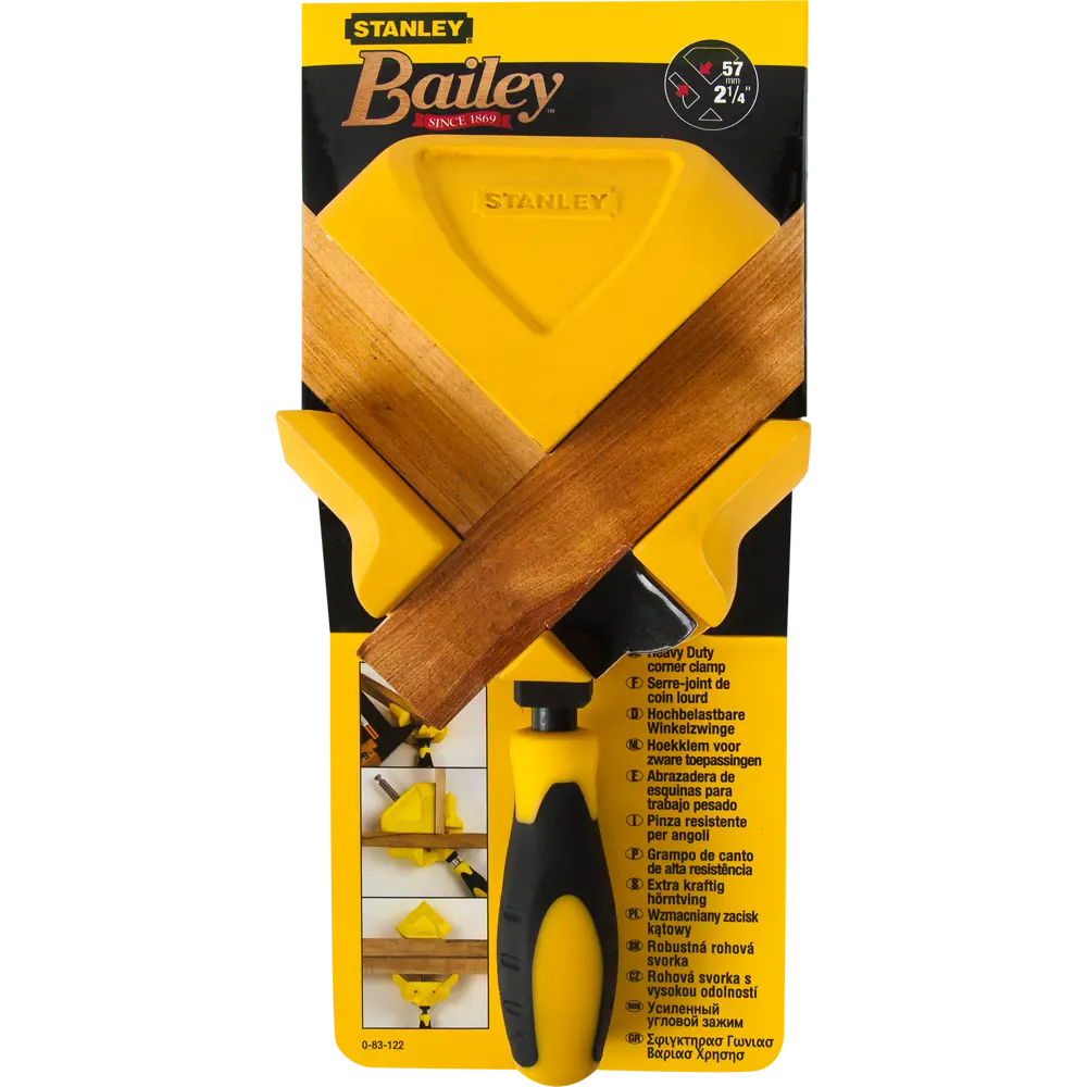 Струбцина угловая Bailey Heavy Duty для больших нагрузок, 57 мм Stanley STLM-2028611 - Вид №2