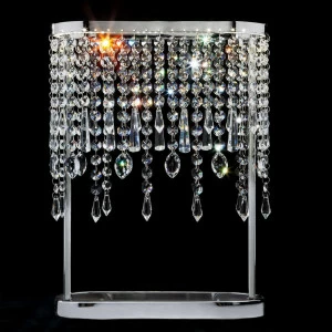 Настольная лампа Eurosvet Sicilia 80413/1 EUROSVET ИНТЕРЬЕРНЫЕ 221142 Прозрачный;хром