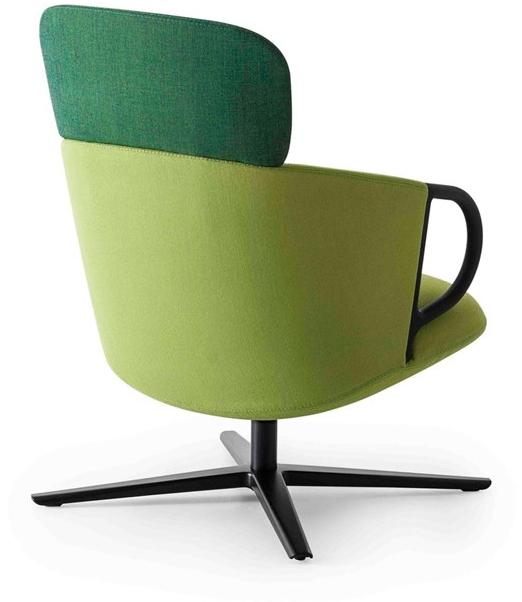 GABER Кресло из ткани с 4 спицами и высокой спинкой Cucaracha 394  - Вид №7